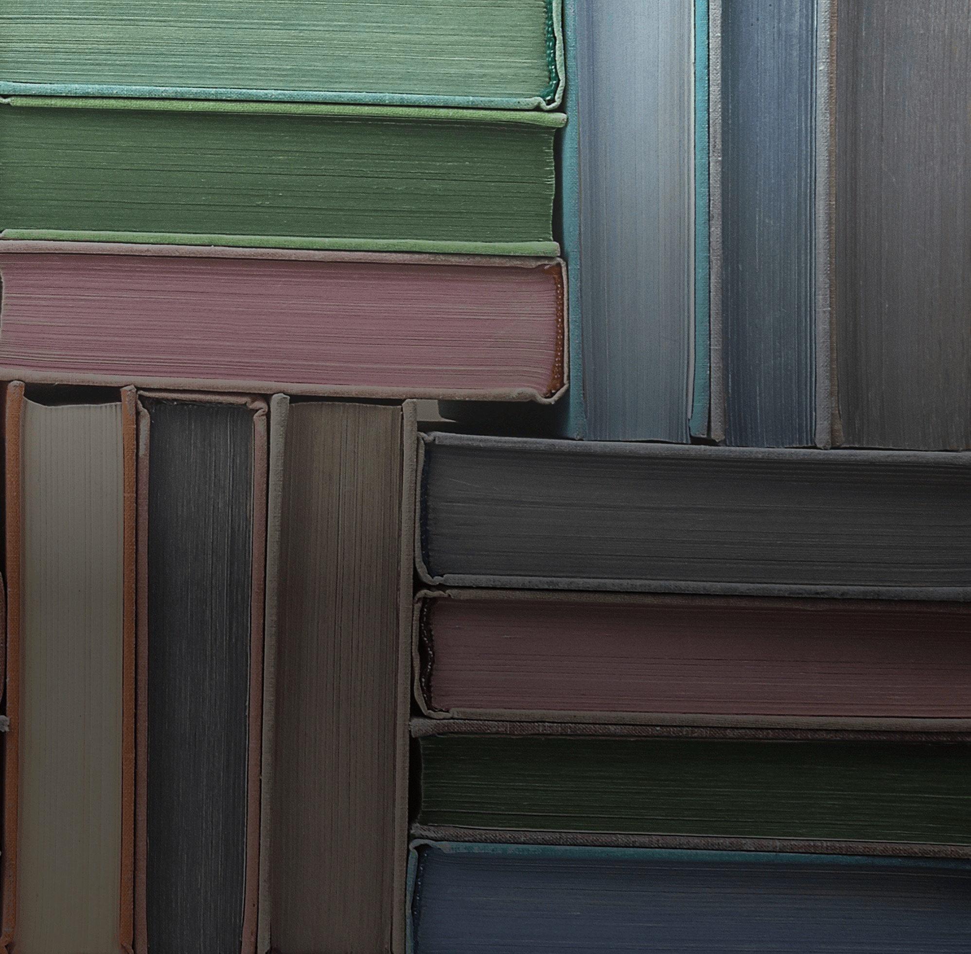 bookstack Lot of old books forming a texture