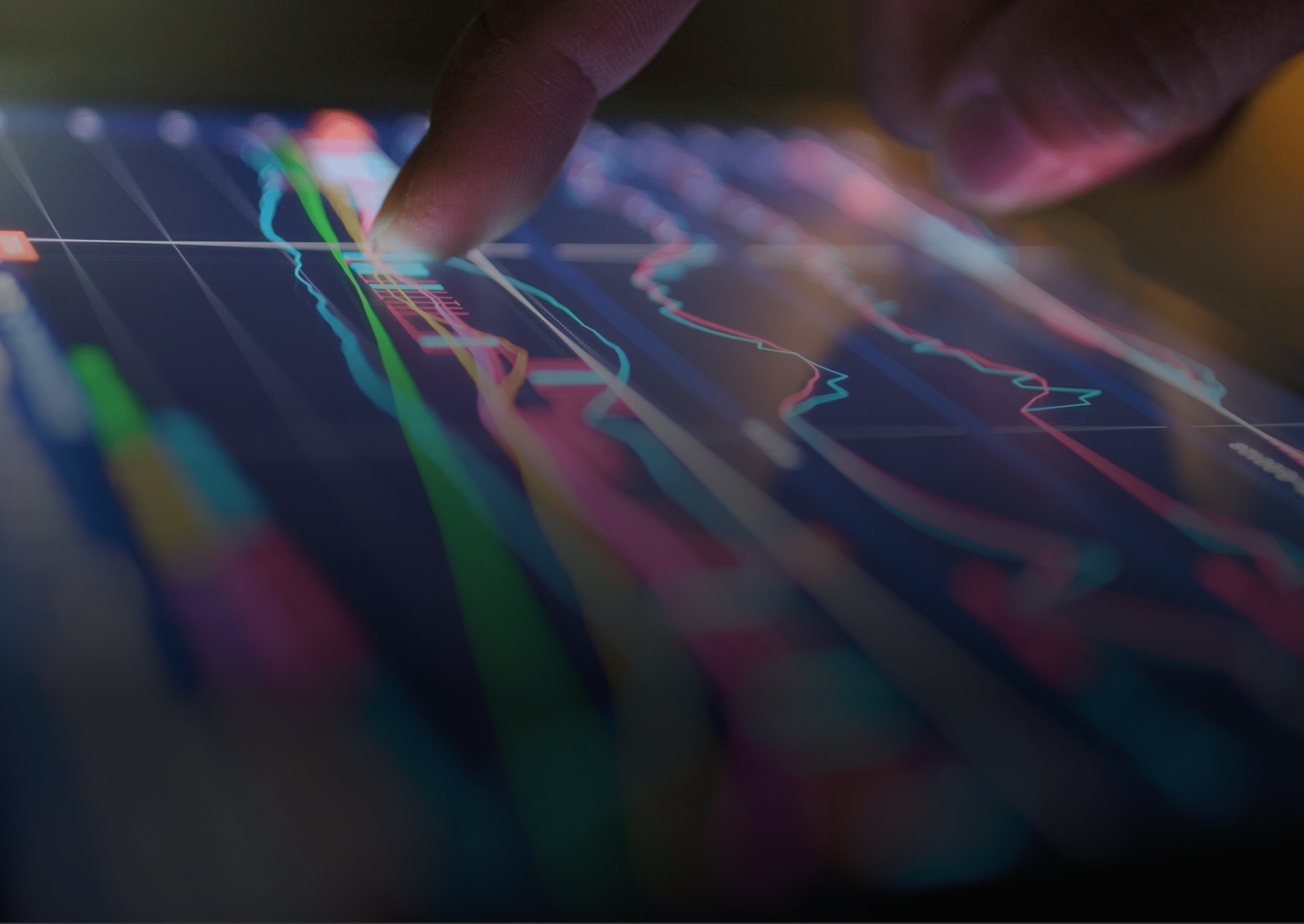 newstockmarketimage Stock market data on tablet